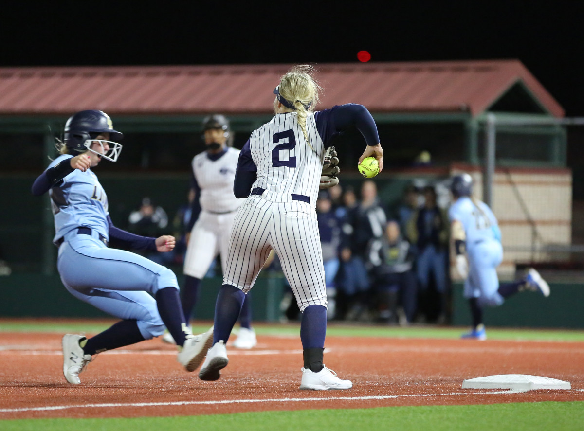 Montgomery Lake Creek Allen Texas softball Allen Tournament 022323 Brian McLean 9